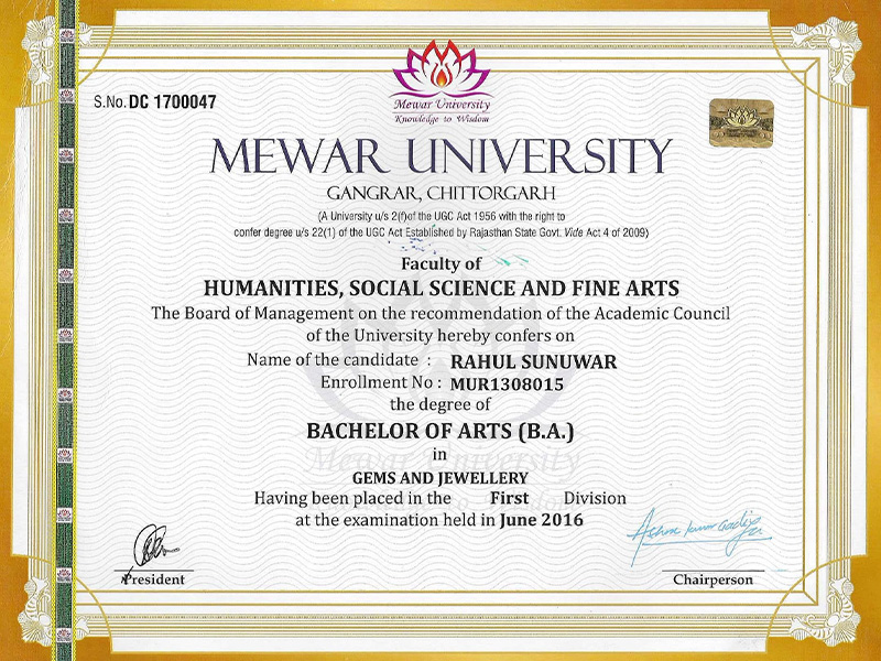 Certificate 2